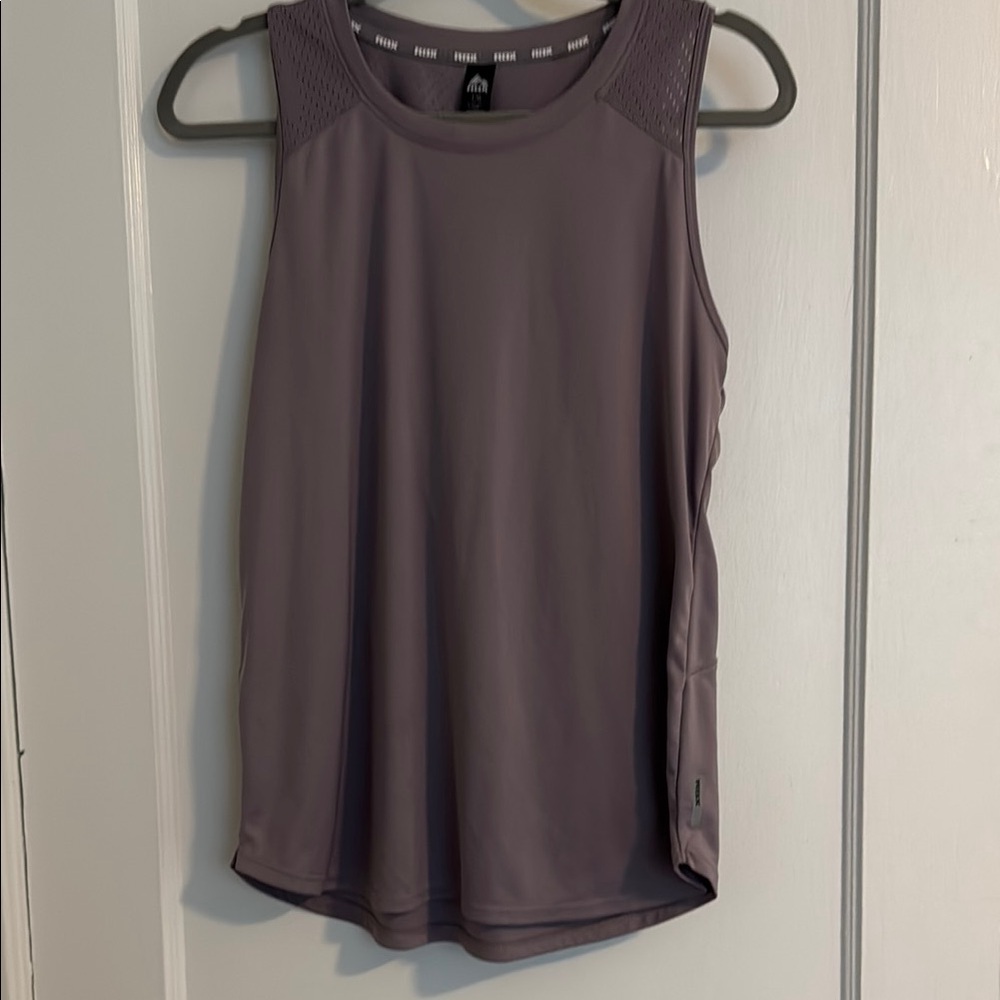 RBX Purple-Gray Sleeveless Running Tank Top